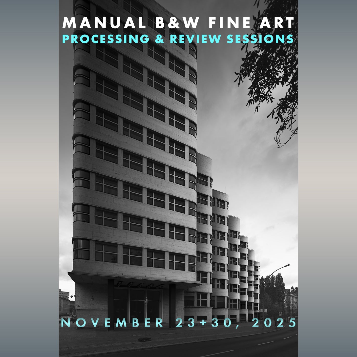 Manual B&W Processing + Review & Guidance sessions